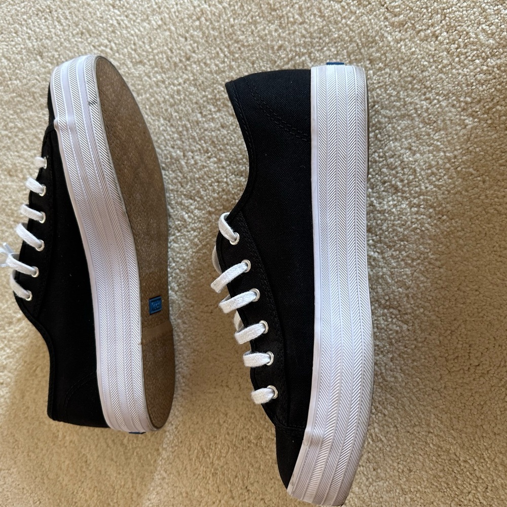 Keds Classic Black Canvas Women’s Shoes size 8 1/2